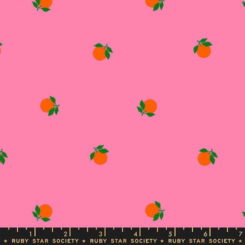 Rise And Shine Tangerines in June - Ruby Star Society Sold by the Half Yard